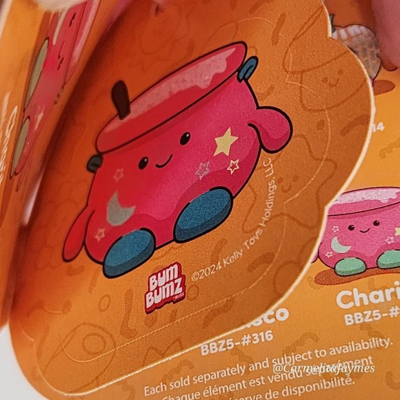 🎃 CHARITY Pink Witch’s Cauldron 2024 Halloween GroovySpookySeries 5" BumBumz - Picture 7 of 9